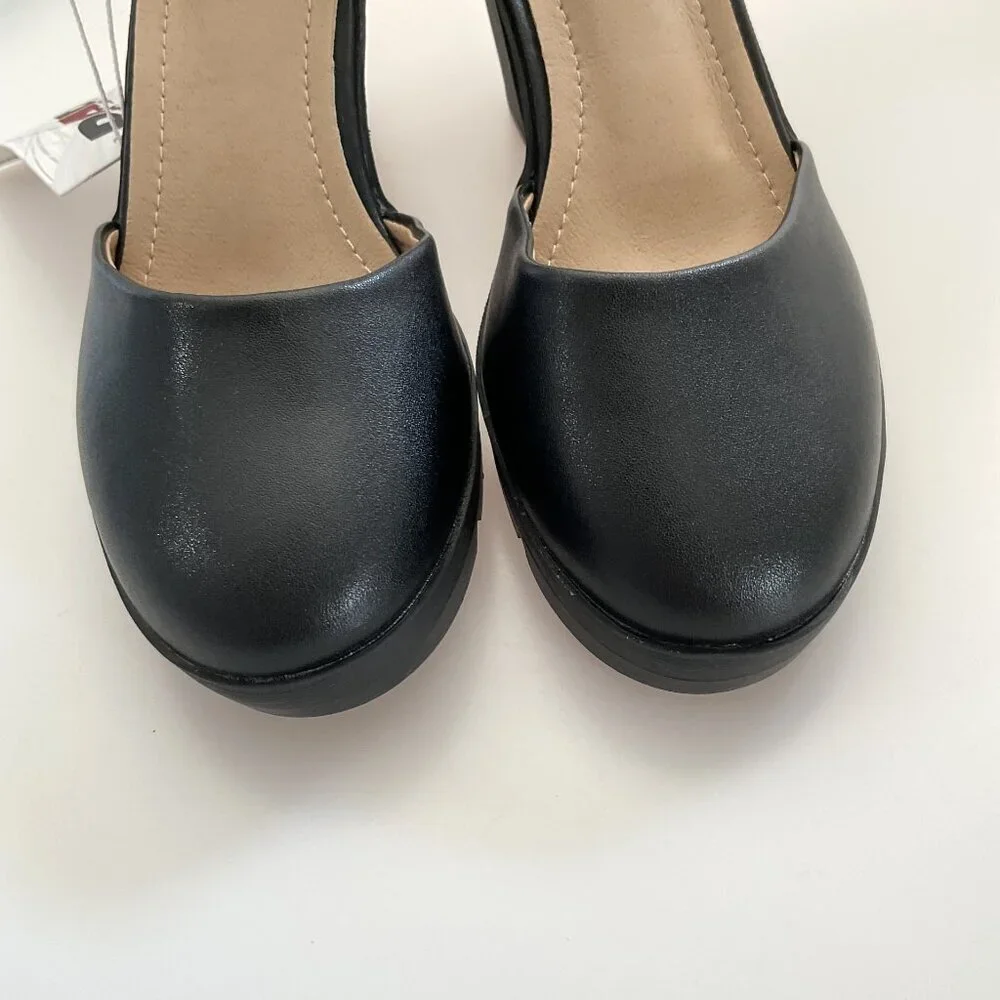 DADAWEN CHUNKY HEELS PLATFORM SHOES